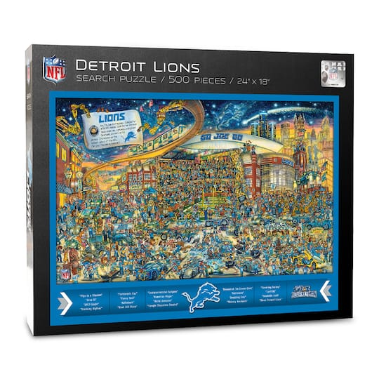 Joe Journeyman NFL 500 Piece Jigsaw Puzzle By Youthefan in Detroit Lions | 18" x 24" | Michaels®